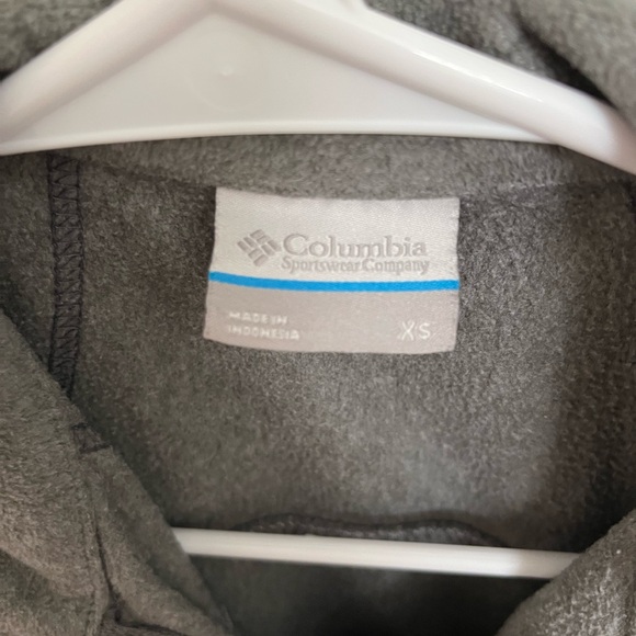 Columbia Gray Fleece Jacket XS - Picture 3 of 4